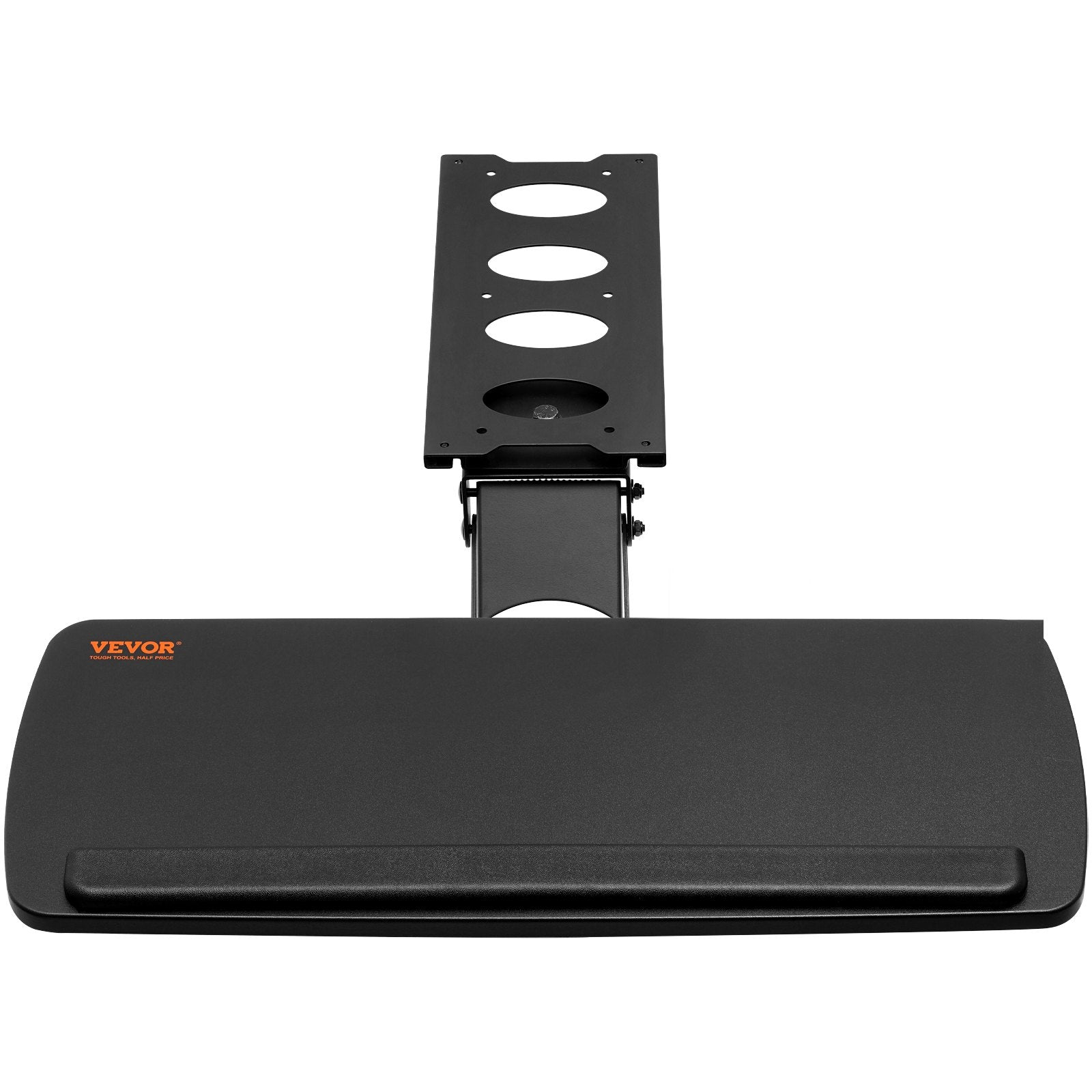 VEVOR Keyboard Tray Under Desk, Height and Angle Adjustable Ergonomic Keyboard/Mouse Tray Under Desk, Large 25x9.8 inch Slide-out Computer Drawer for Typing in Home, Office Work