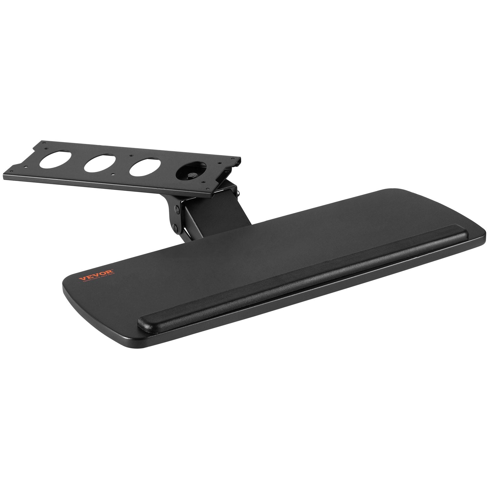 VEVOR Keyboard Tray Under Desk, Height and Angle Adjustable Ergonomic Keyboard/Mouse Tray Under Desk, Large 25x9.8 inch Slide-out Computer Drawer for Typing in Home, Office Work