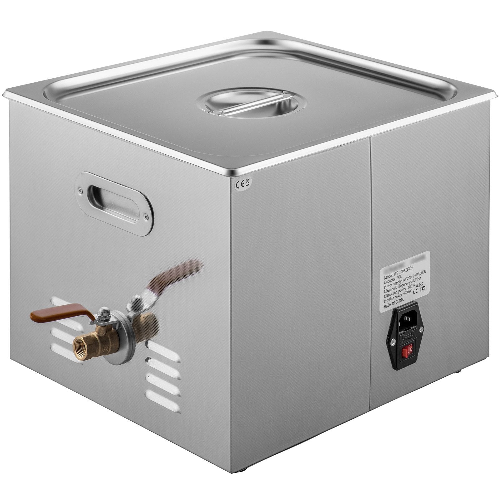 VEVOR 15L Ultrasonic Cleaner with Digital Timer&Heater Professional Ultrasonic Cleaner 40kHz Advanced Ultrasonic Cleaner 110V for Wrench Screwdriver Repairing Tools Industrial Parts Metal Cleaning