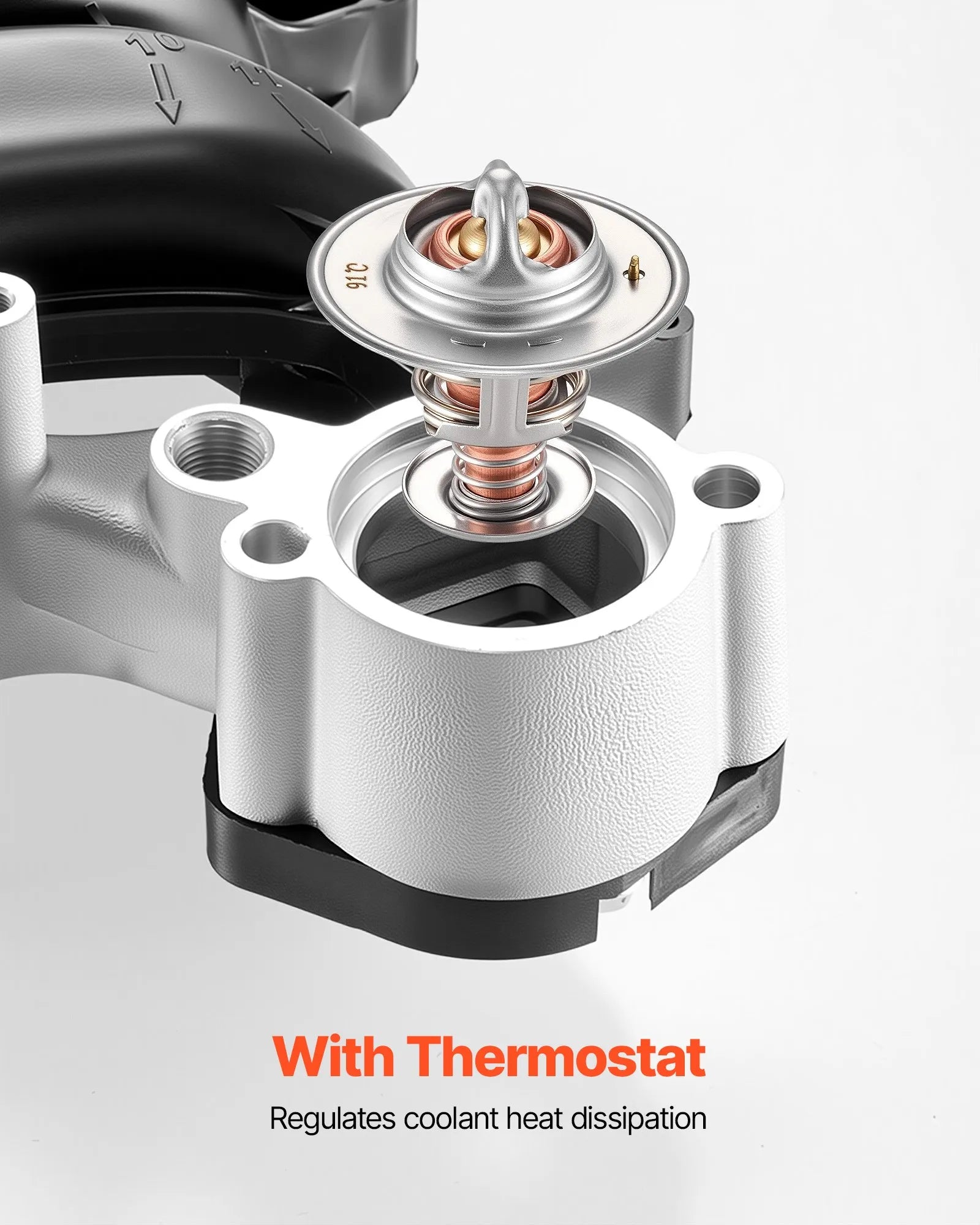 VEVOR Intake Manifold, with Gasket, Engine Intake Manifold Assembly Compatible with 2007-2008 Ford F-150 / E-150 / E-250, Automotive Engine Replacement Kit Replace 615-375, 7L3Z-9424-B, 7L3Z-9424-F