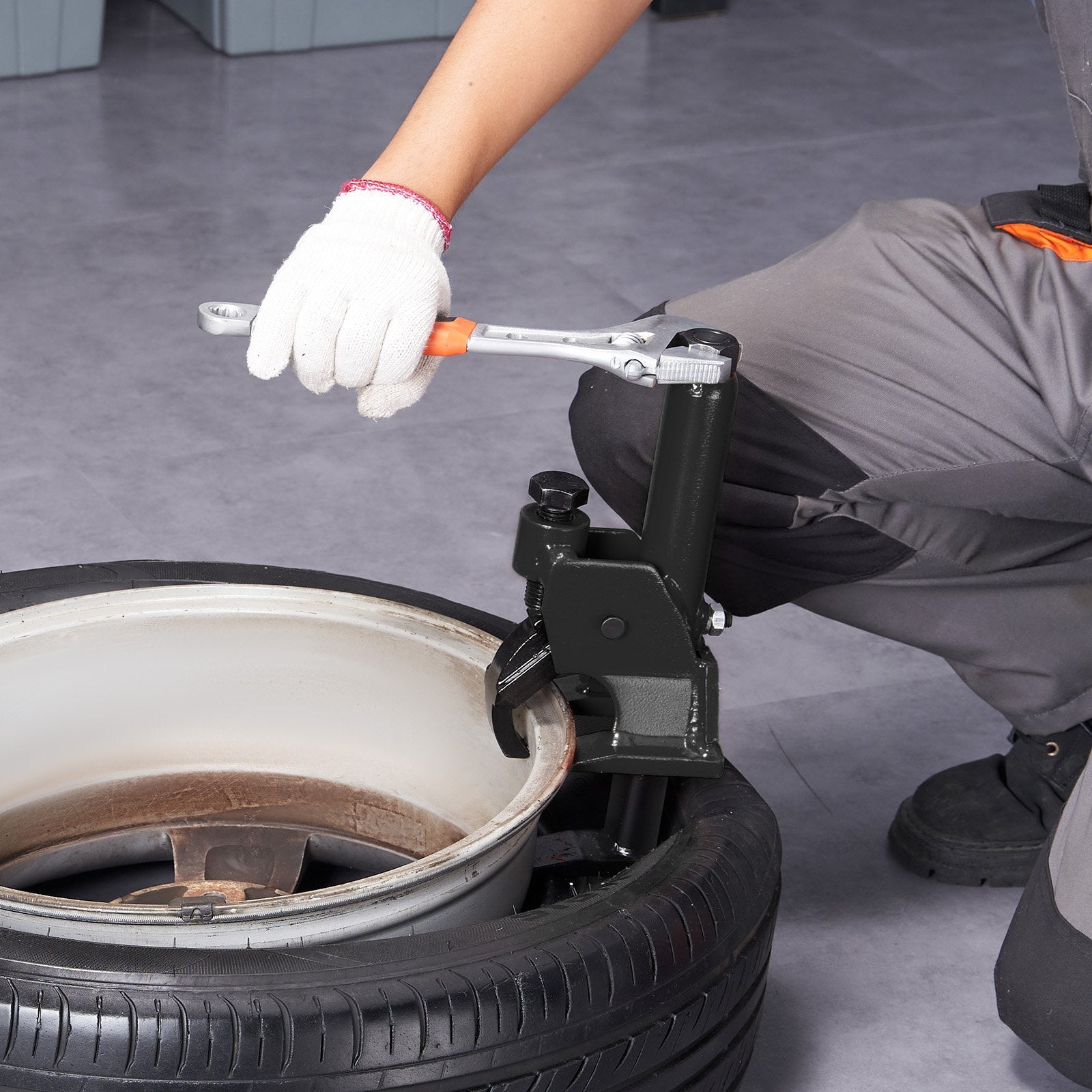 VEVOR Manual Tire Bead Breaker, 38"-42" Tires Changer Tool, Heavy-duty Bead Breaking, Easy-Operated Tire Repair Tool for ATVs/UTVs, Tractors, Trucks, Cars, Heavy Duty Tires