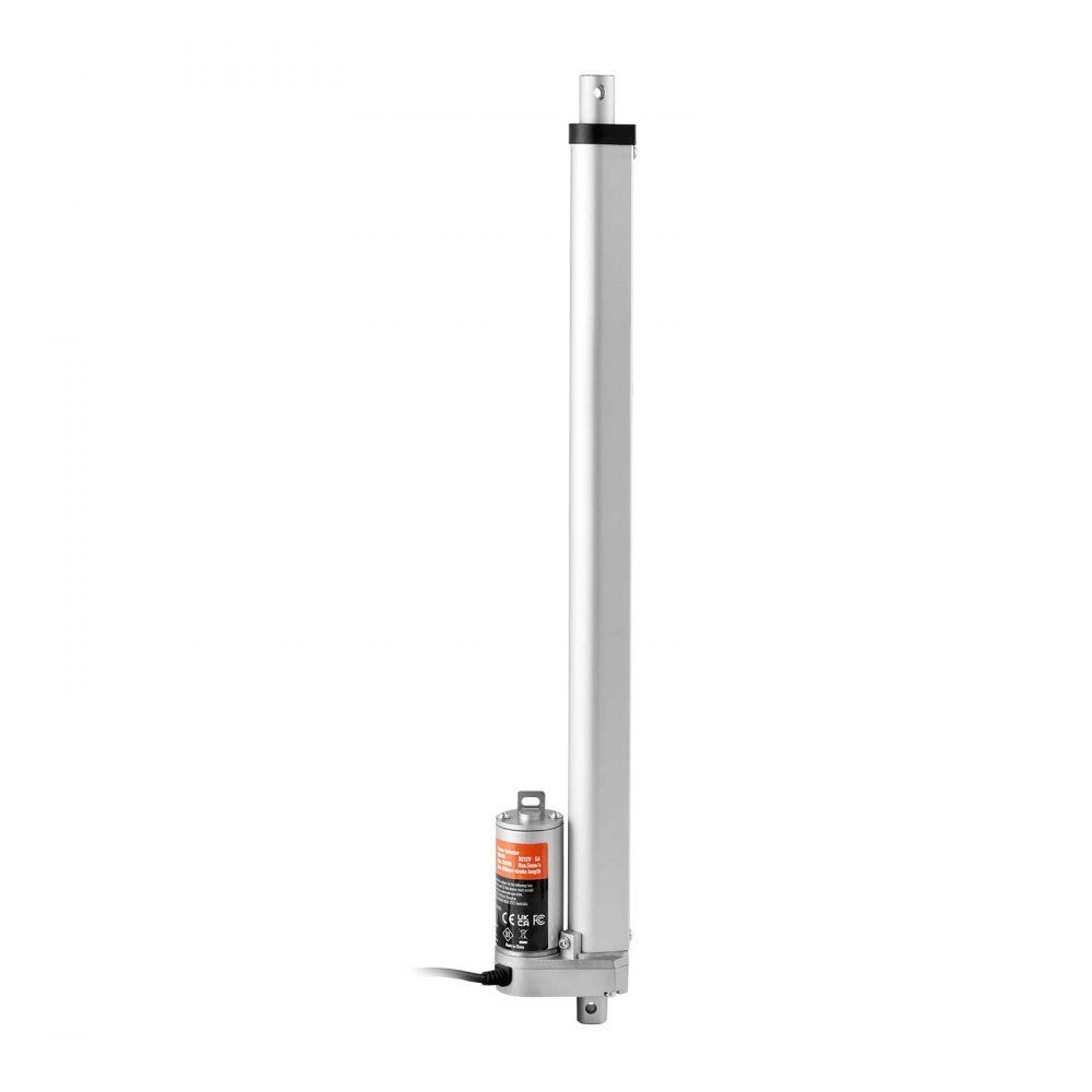 VEVOR Linear Actuator 12V, 18 Inch High Load 330lbs/1500N Linear Actuator, 0.19"/s Linear Motion Actuator with Mounting Bracket and IP54 Protection