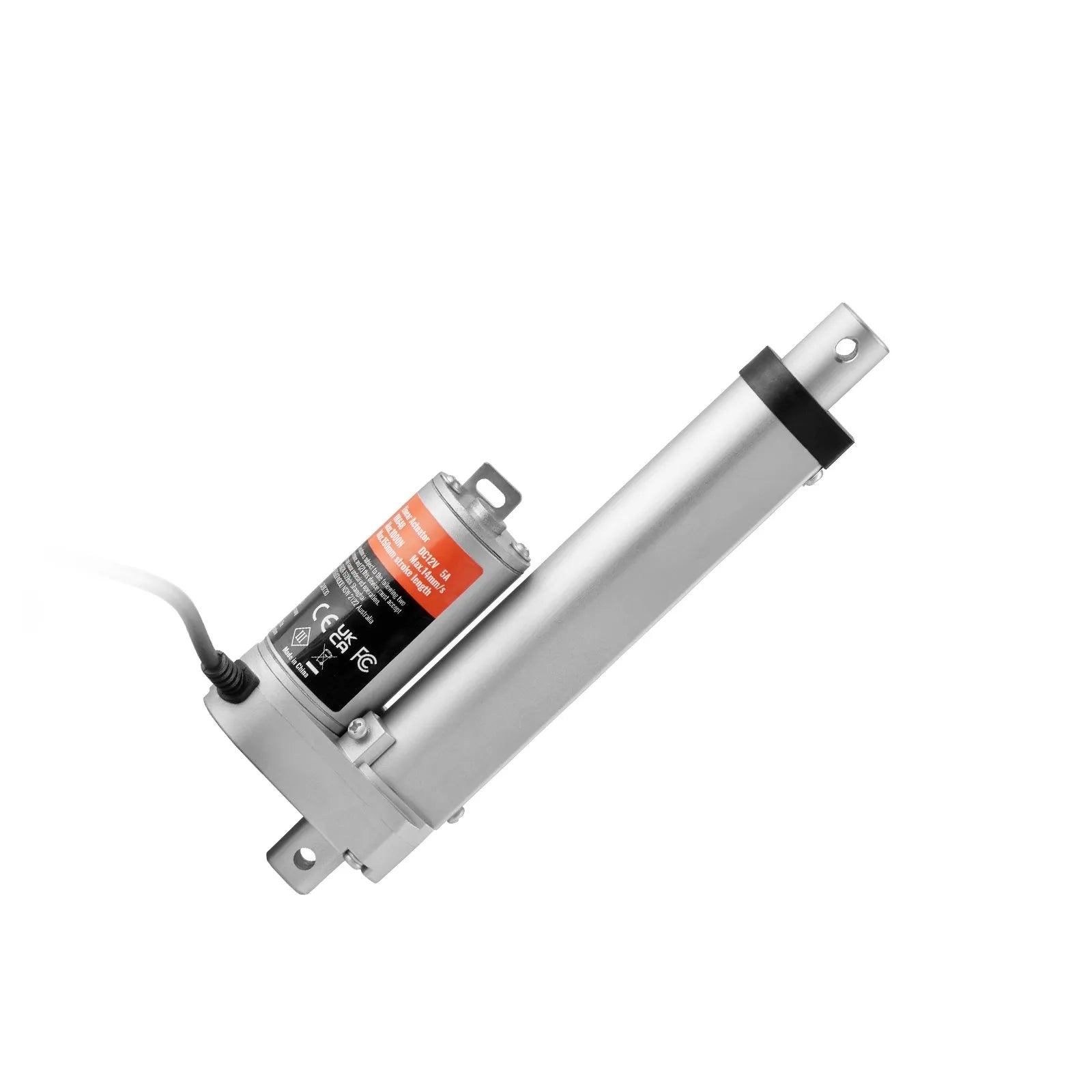 VEVOR Linear Actuator 12V, 4 Inch High Load 330lbs/1500N Linear Actuator, 0.19"/s Linear Motion Actuator with Mounting Bracket and IP54 Protection