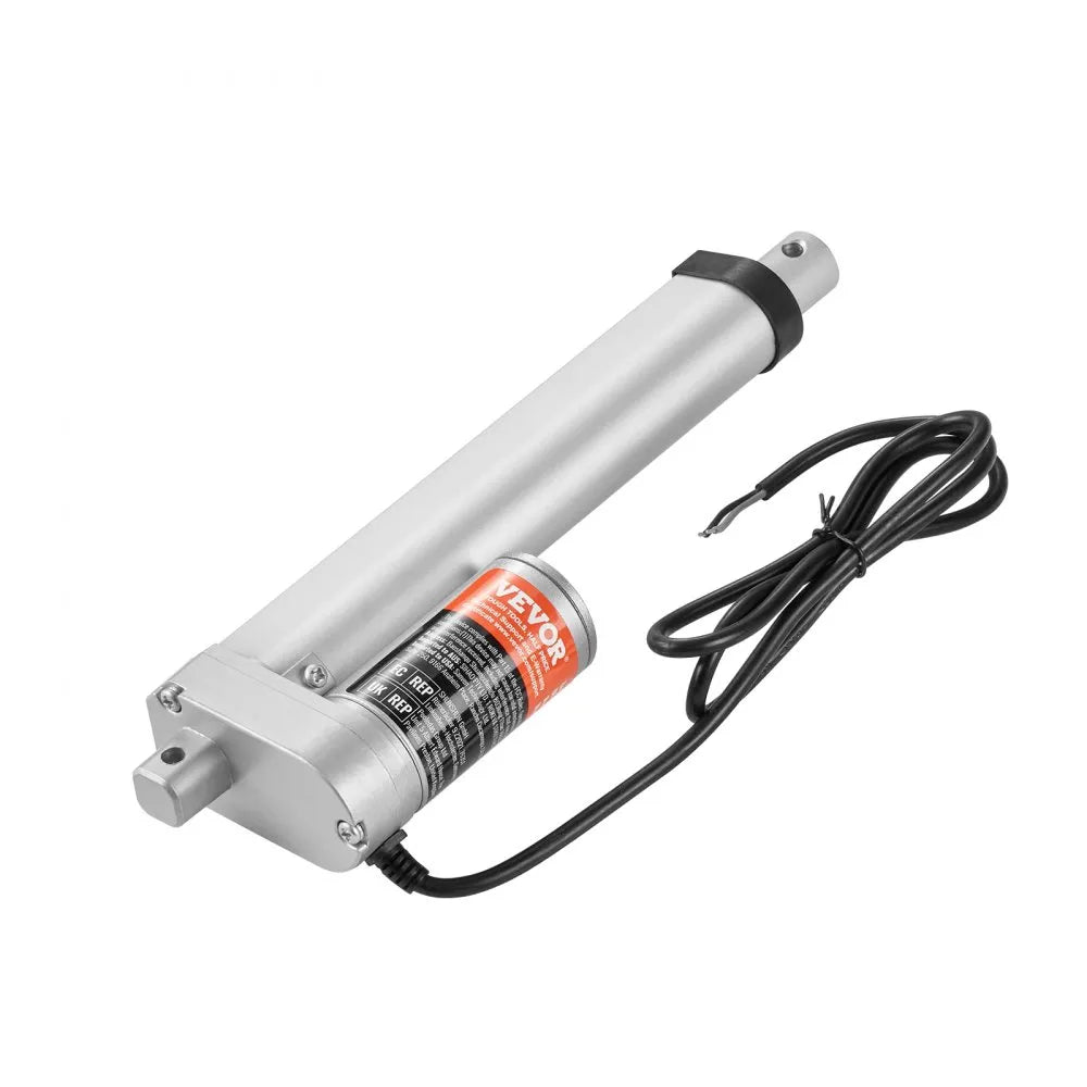 VEVOR Linear Actuator 12V, 6 Inch High Load 330lbs/1500N Linear Actuator, 0.19"/s Linear Motion Actuator with Mounting Bracket and IP54 Protection