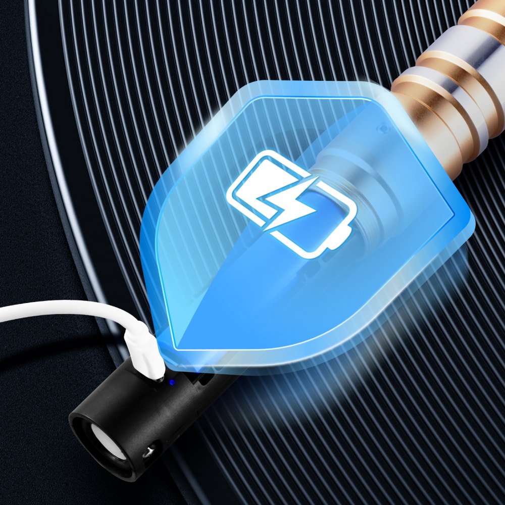 VEVOR Lightsaber 12 RGB Colors 41" Mute Sound Rechargeable Dueling Light Saber