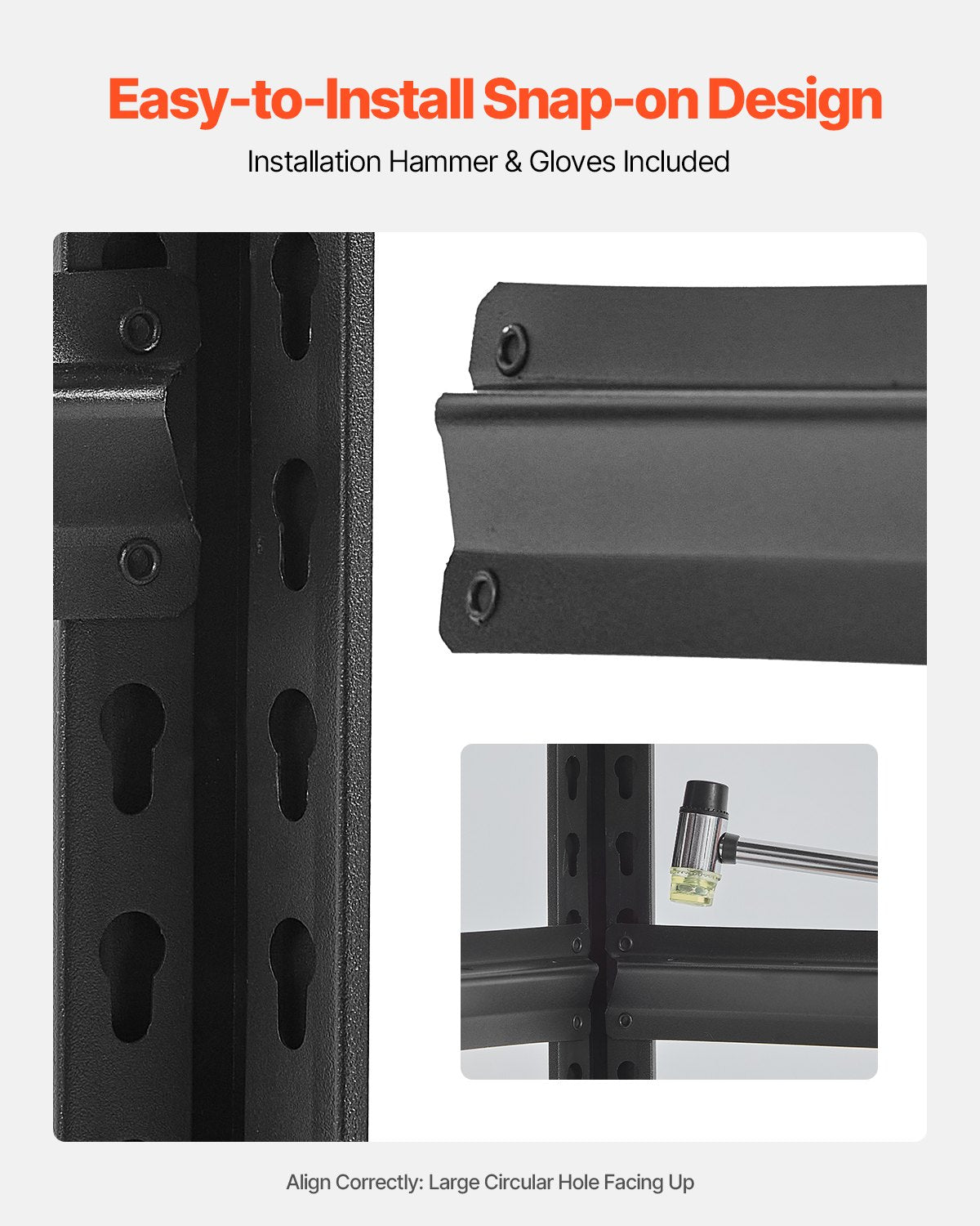 VEVOR Storage Shelves 16" D x 32" W x 63" H 5-tier Garage Storage Shelving