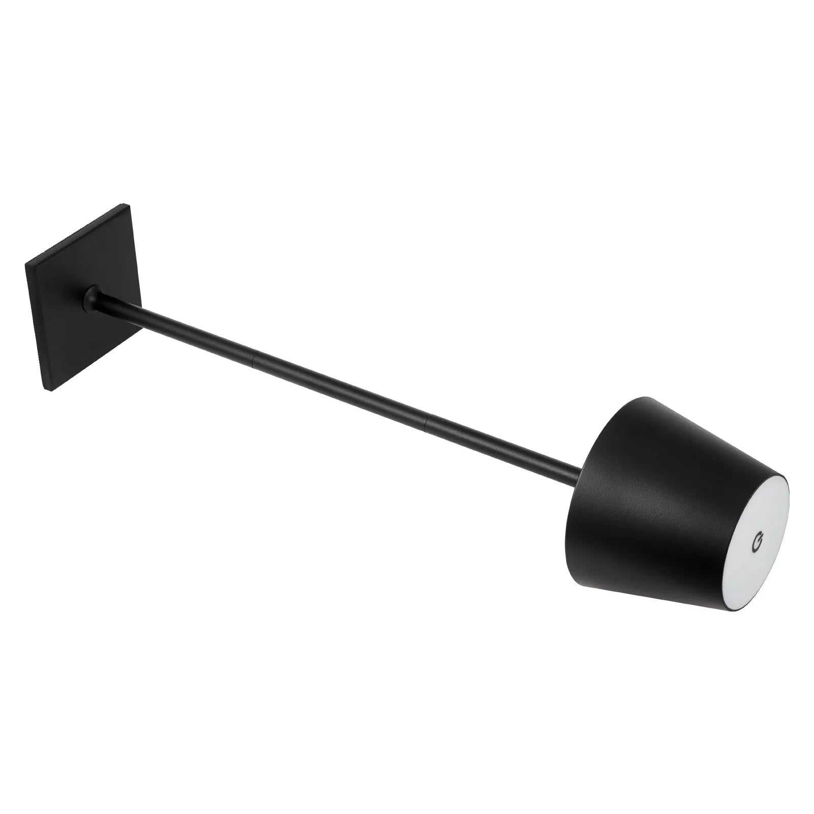 VEVOR Cordless Table Lamp 2PCS Rechargeable Battery Lamp Adjustable Height Black