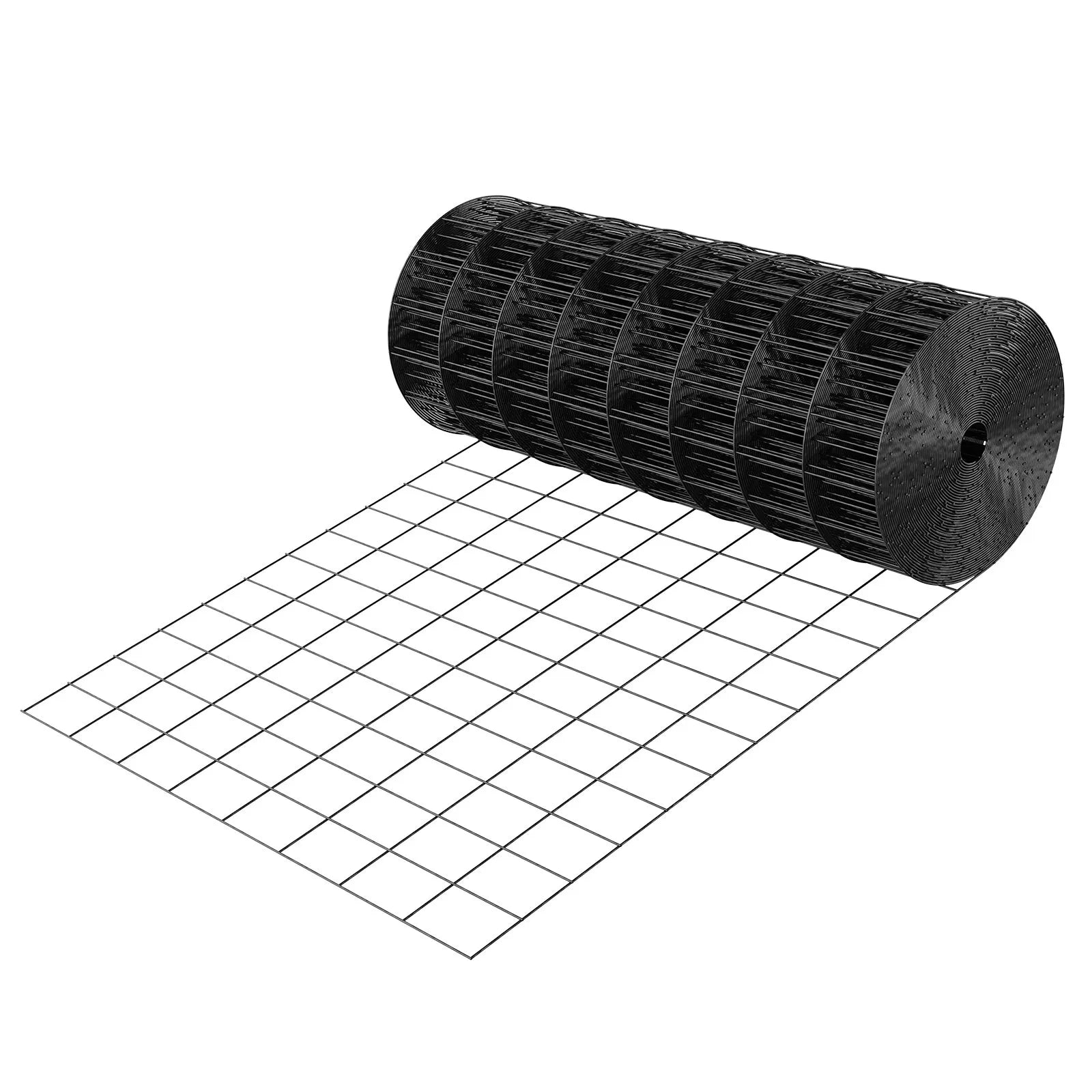 VEVOR Hardware Cloth 24 in x 25 ft, 2 x 3 in Mesh 16 Gauge Galvanized Wire Mesh Roll, Weather-Resistant Vinyl Coated Chicken Wire Fencing, Heavy Duty Welded Garden Plant Fencing for Rabbit Cage Snake