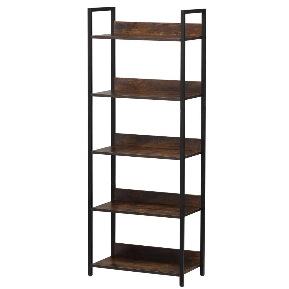VEVOR Metal Bookshelf Open Bookshelf 5-Tier for Living room Bedroom & Office