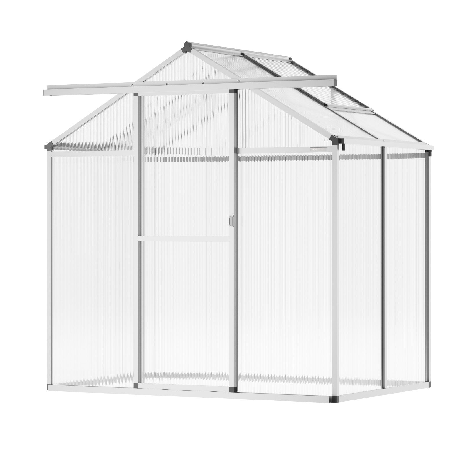 VEVOR Polycarbonate Greenhouse 6 x 4 Ft Outdoor Walk-in Greenhouse for Garden
