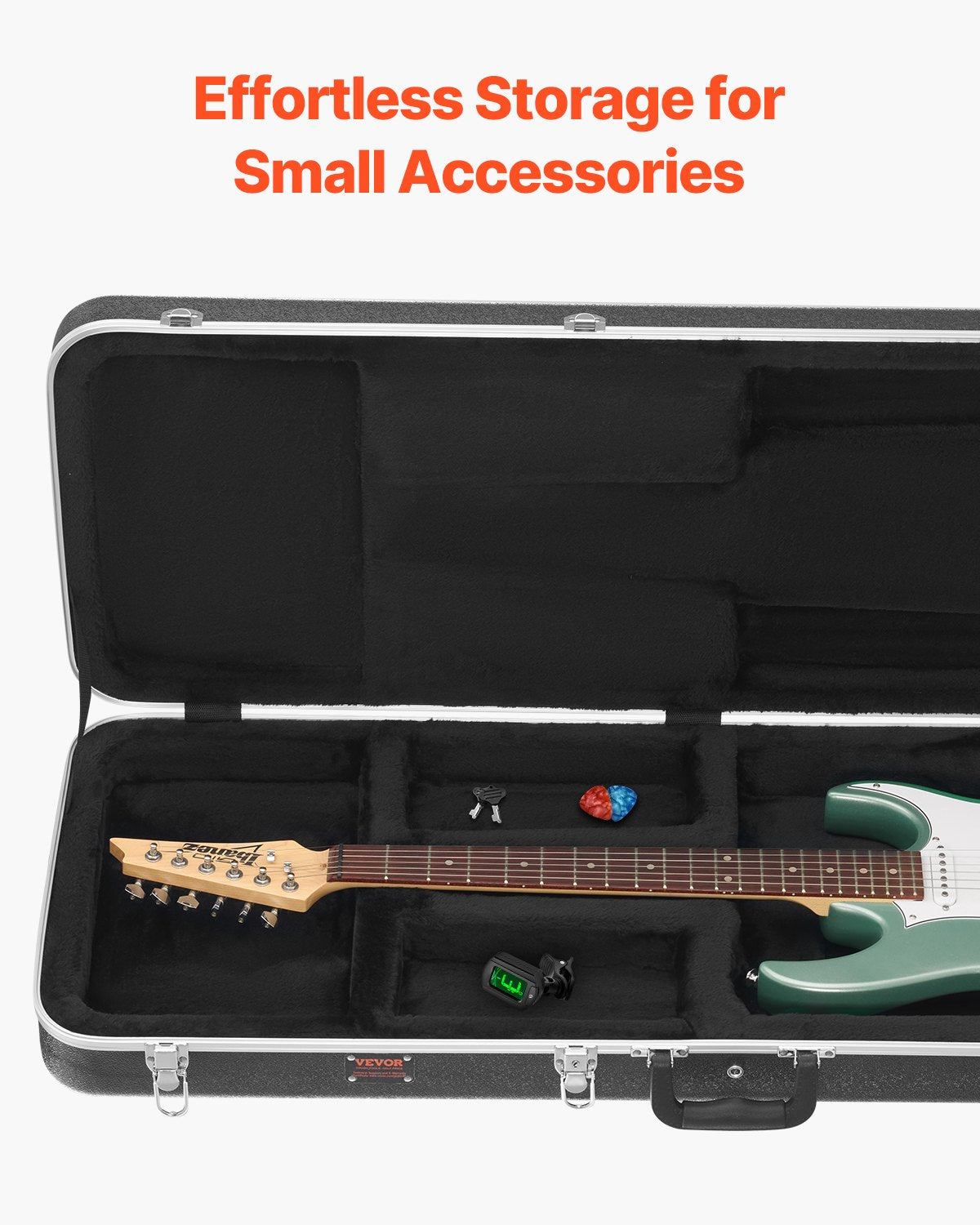 VEVOR Electric Guitar Hard Case 41.34 in With Lock And Keys for Electric Guitar