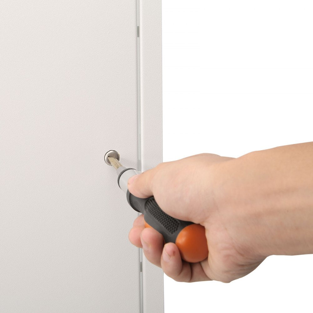 VEVOR Access Panel for Drywall & Ceiling, 24 x 24 Inch Plumbing Access Panels, Reinforced Access Door, Heavy-Duty Steel Wall Hole Cover, Easy Install Removable Hinged Panel for Wiring & Cables, Silver