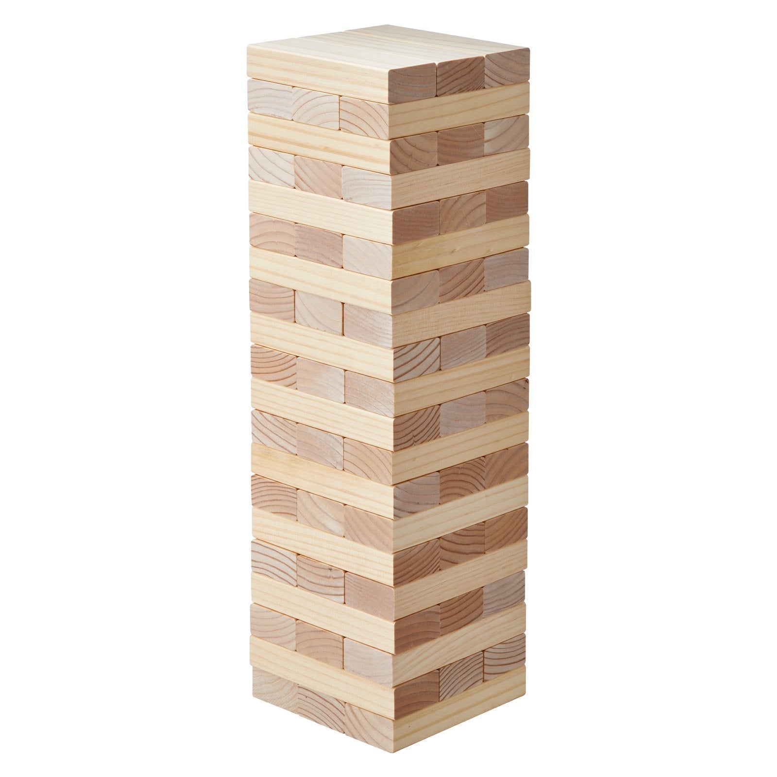 VEVOR Tumbling Timber Toy 60 Blocks Giant Tumble Tower Blocks Game Pine Wood Bag