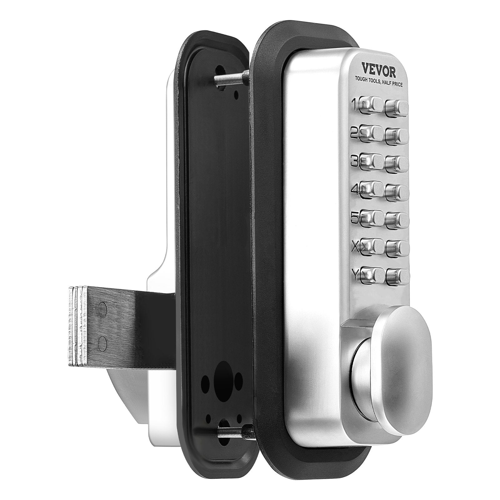 VEVOR Mechanical Keyless Entry Door Lock 14 Key Mechanical Door Lock Single-Side