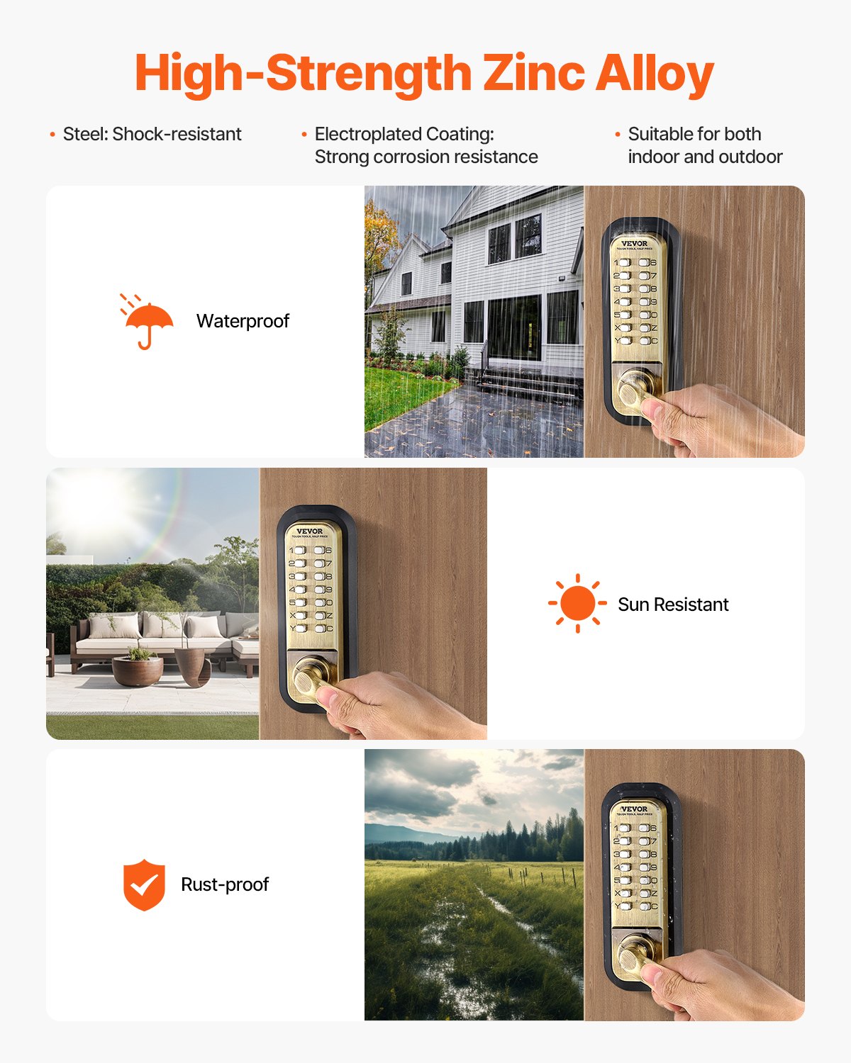 VEVOR 14Mil Plastic Sheeting Roll 10 x 100 FT Heavy Duty Film Black & White