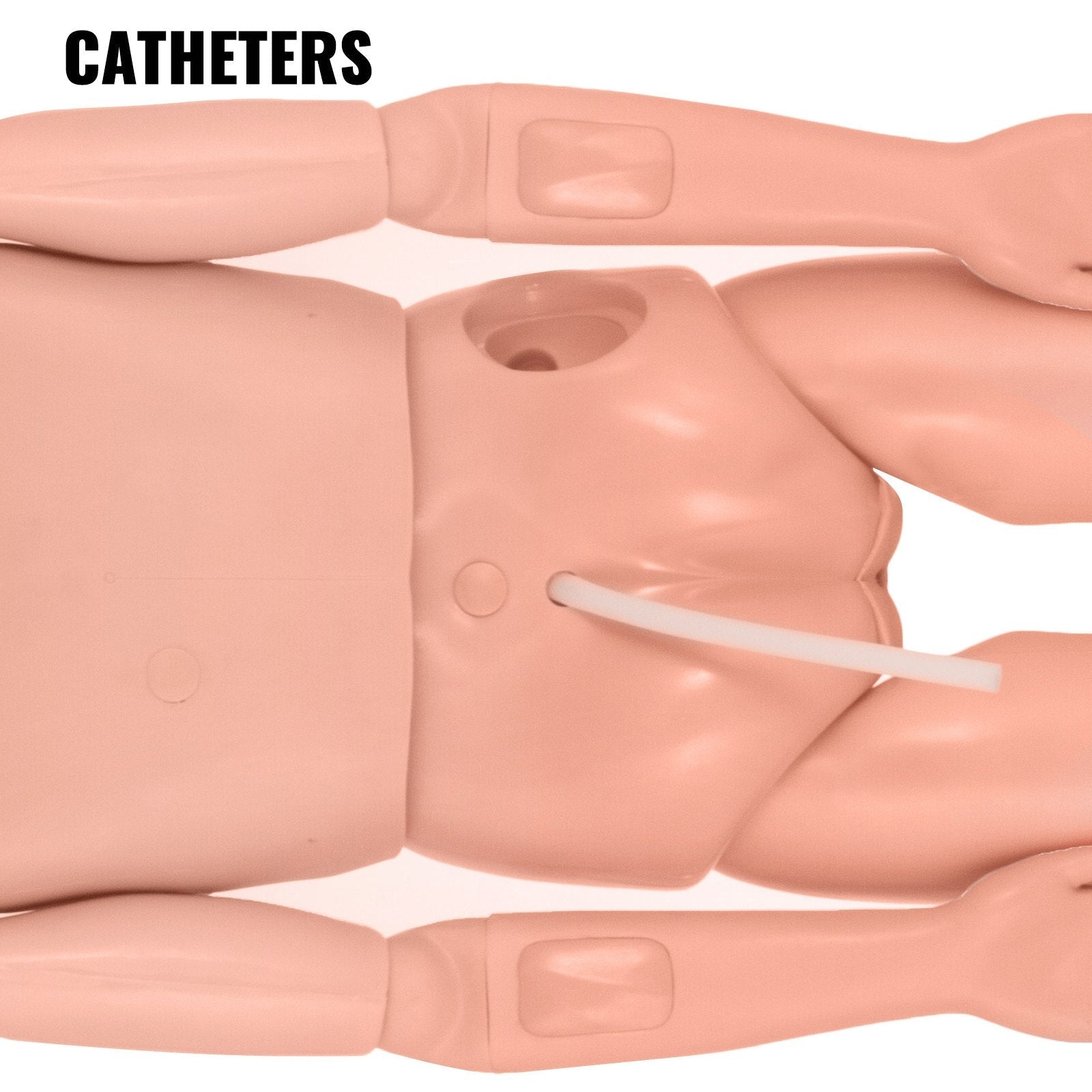 VEVOR Manikin for The Cure of The Patient Didactic Material in PVC Medical Training Teaching Manikin Model Woman for Teaching at School of Nursing Medicine