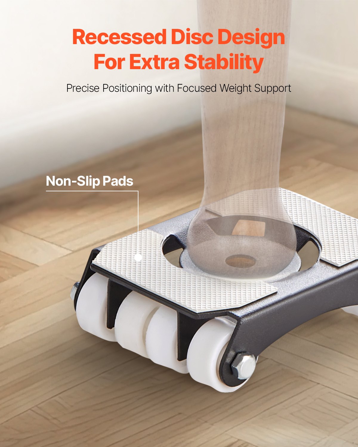 VEVOR Furniture Dolly Heavy Duty Furniture Movers with Casters 750 lbs Capacity