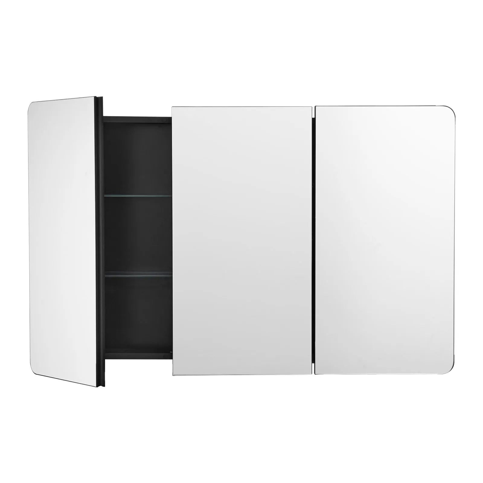 VEVOR Medicine Cabinet 25.5" x 40" Mirror Medicine Cabinet Adjustable Shelves
