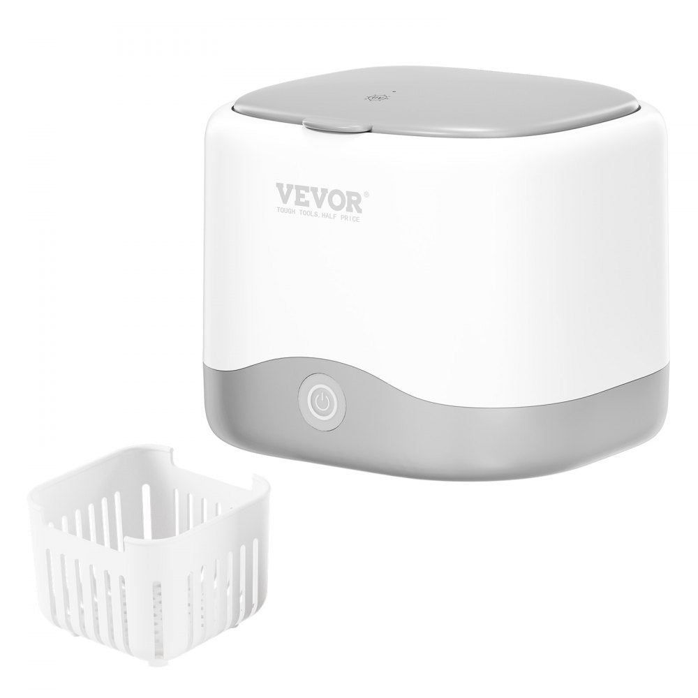 VEVOR Ultrasonic Cleaner for Dentures 200ML Retainer Cleaner Machine with UV