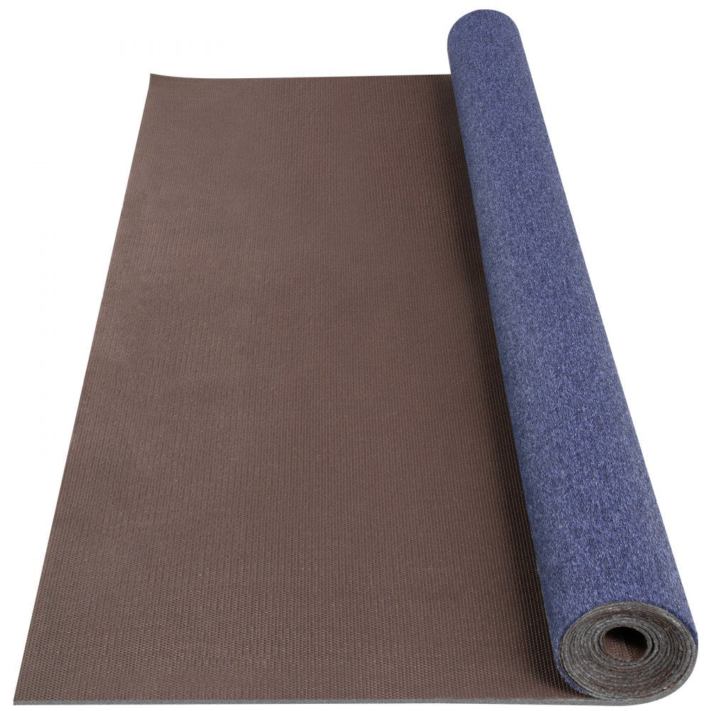 VEVOR Deep Blue Marine Carpet 6 ft x 49.2 ft Marine Carpeting Marine Grade Carpet for Boats with Waterproof Back Outdoor Rug for Patio Porch Deck Garage Outdoor Area Rug Runner Non-Slide Porch Rug