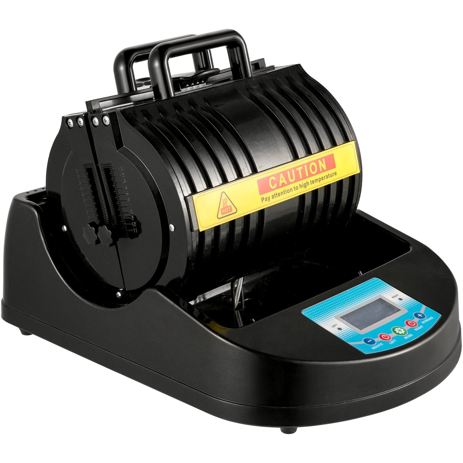 VEVOR Mug Press 1300W Mug Heat Press 110V Black Mug Cup Bottle Heat Press Machine Mug Sublimation Heat Press for Transferring Pictures on 11oz Mugs, Glasses and Cups with Digital Control Display