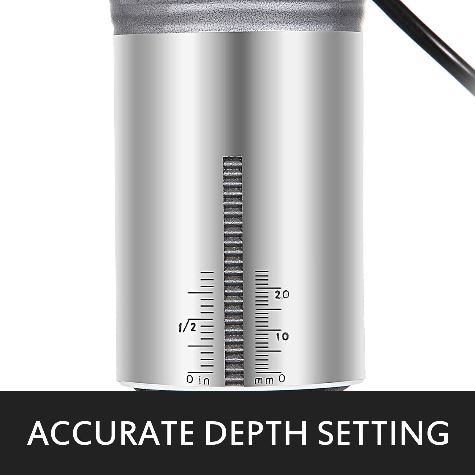 VEVOR 6.5Amp 1-1/4 HP Wood Router Tool Kit Max Torque 30,000RPM Variable Speed Compact Router Kit With Fixed Base, Plunge Base, Tilt Base and Offset Base (kit w/4 bases)