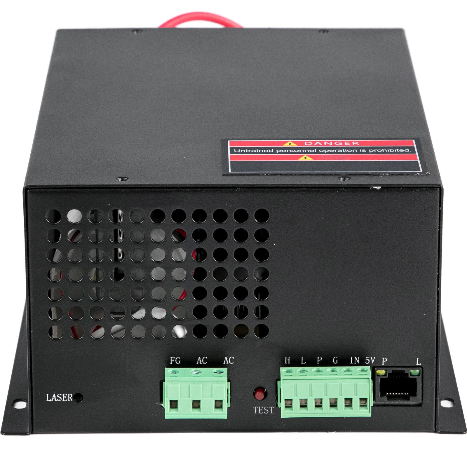 VEVOR Laser Power Supply 100W Co2 Laser Engraver Power Supply Black Laser Tube Power Supply 110V for Laser Cutter Engraving Machine(100W)
