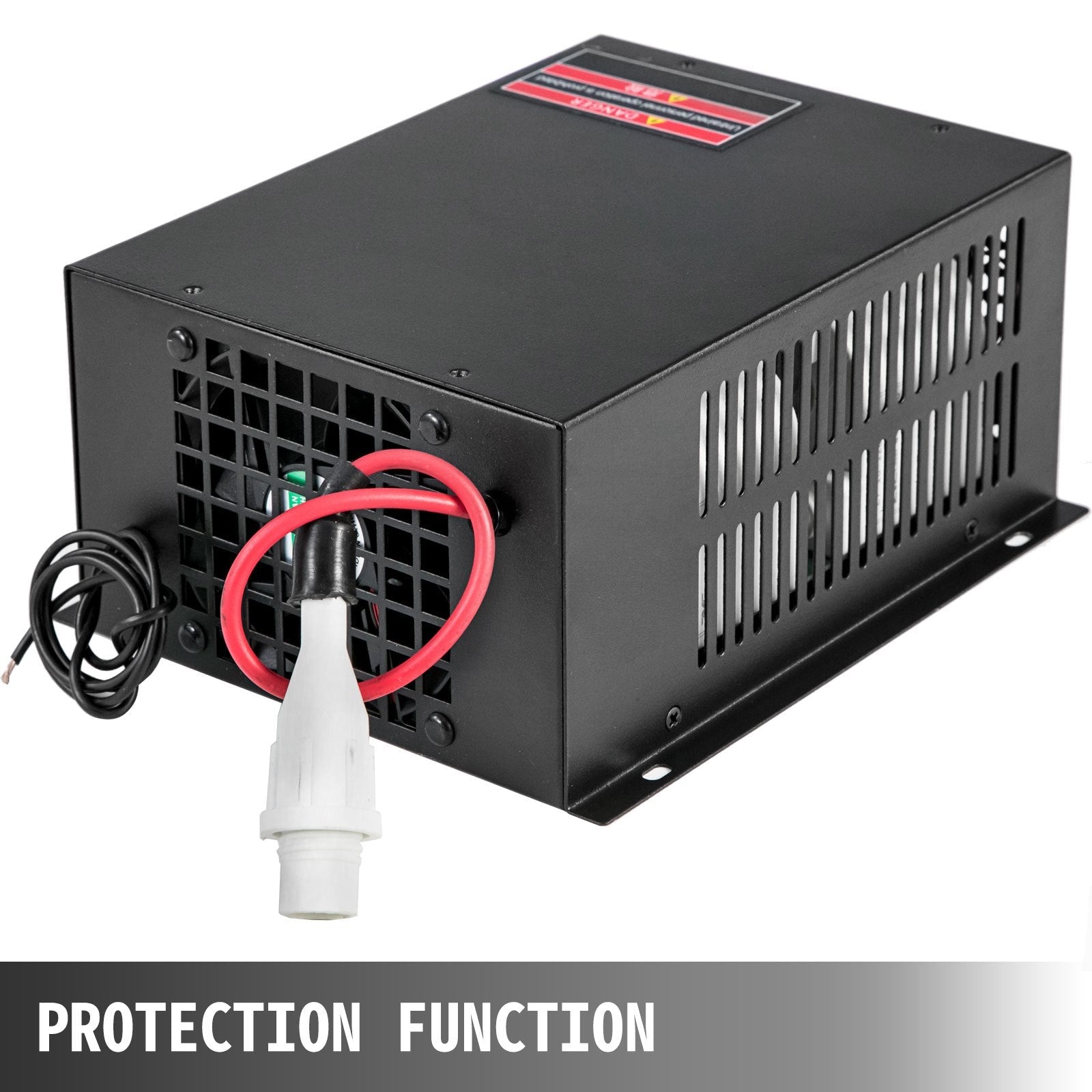 VEVOR Laser Power Supply 100W Co2 Laser Engraver Power Supply Black Laser Tube Power Supply 110V for Laser Cutter Engraving Machine(100W)