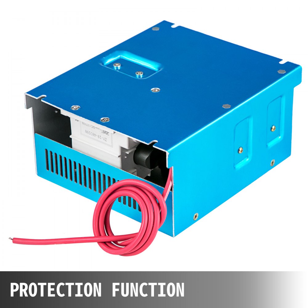 VEVOR Laser Power Supply 50W Co2 Laser Engraver Power Supply 110V/220V Laser Tube Power Supply for Laser Cutter Engraving Machine(50W)