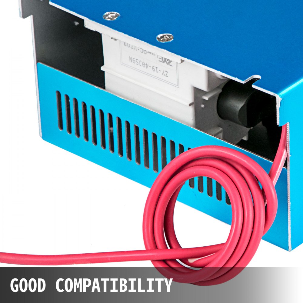 VEVOR Laser Power Supply 50W Co2 Laser Engraver Power Supply 110V/220V Laser Tube Power Supply for Laser Cutter Engraving Machine(50W)