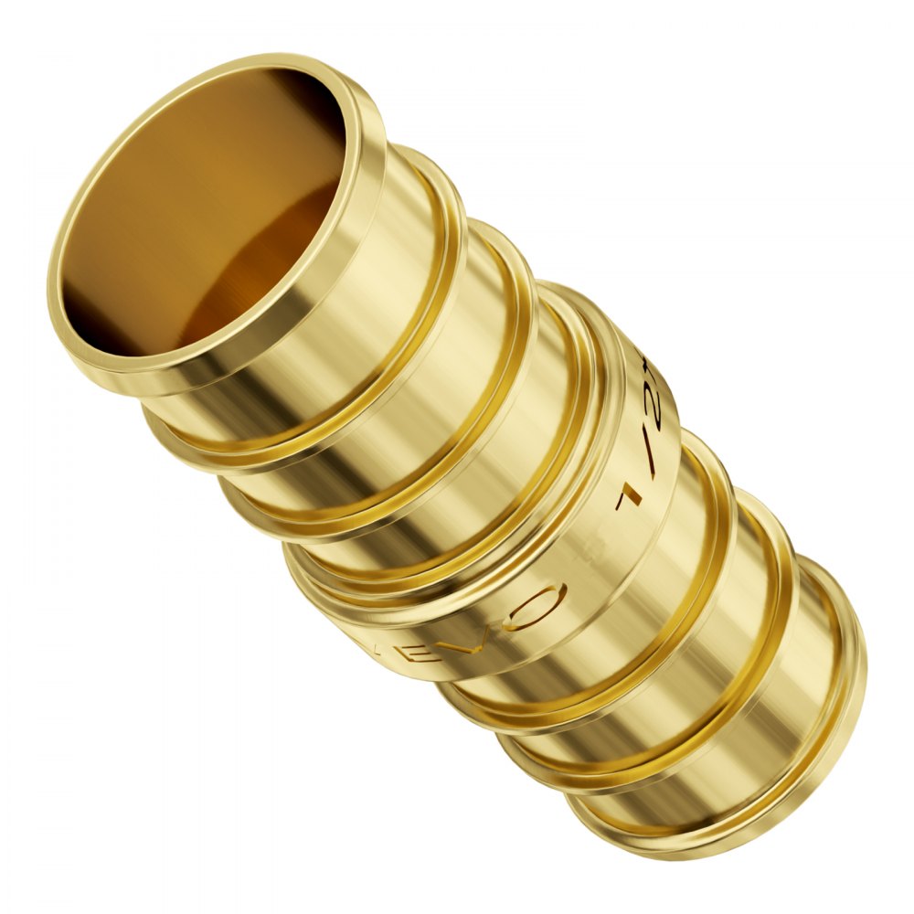 VEVOR Pipe Fittings 1/2" 50PCS Brass Clamp-style Straight-Through for Air System