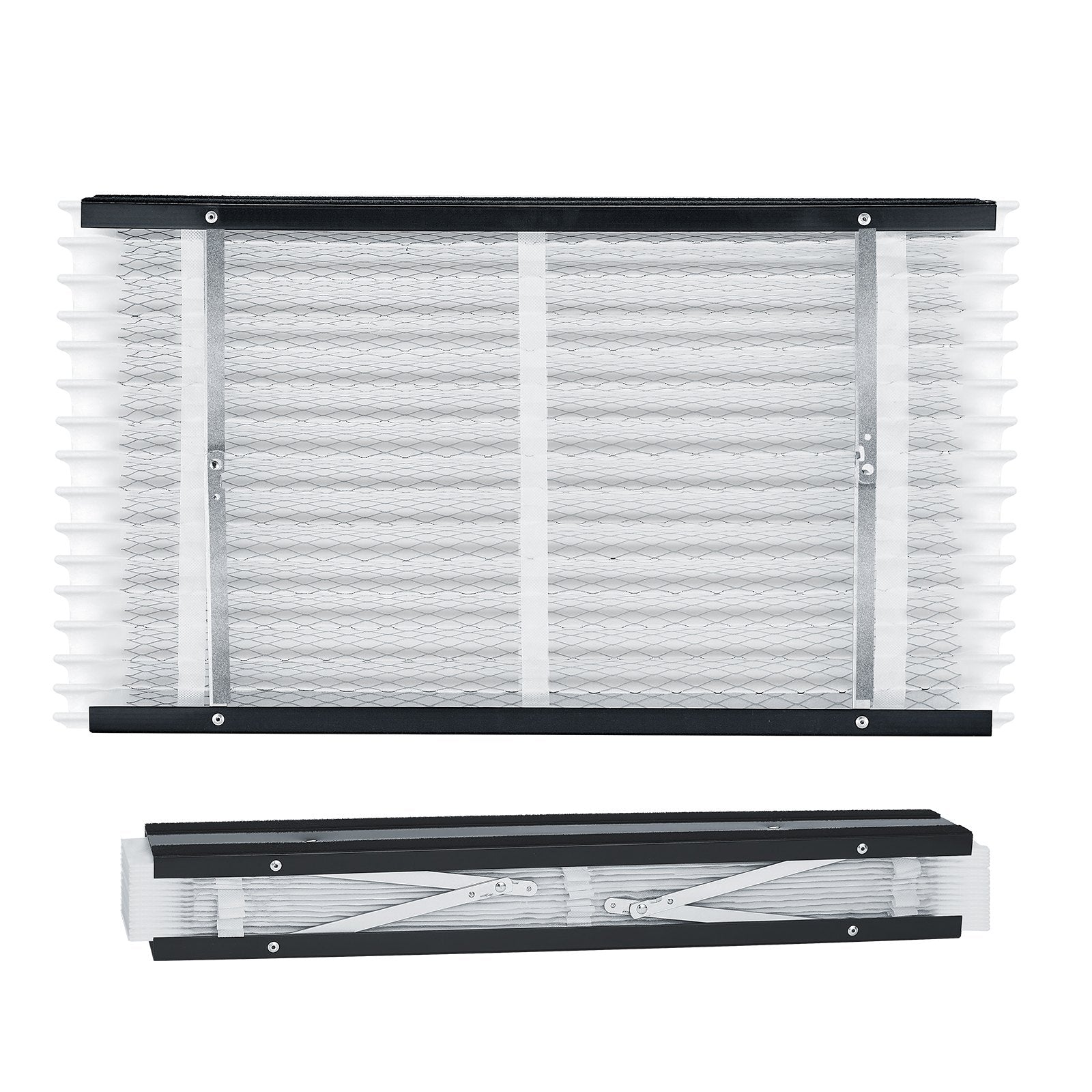 VEVOR Air Filters MERV 13 Electrostatic Pleated Furnace Filter 2-Pack 16x28x4