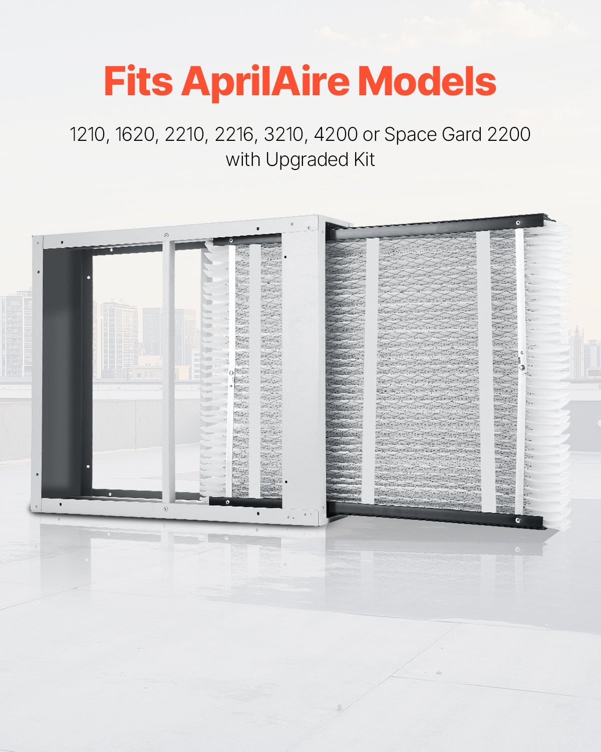 VEVOR Air Filters MERV 16 Electrostatic Pleated Furnace Filter 2-Pack 20x25x4