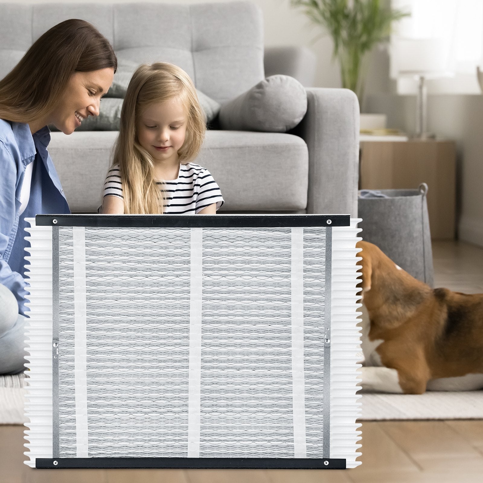 VEVOR Air Filters MERV 16 Electrostatic Pleated Furnace Filter 2-Pack 20x25x4