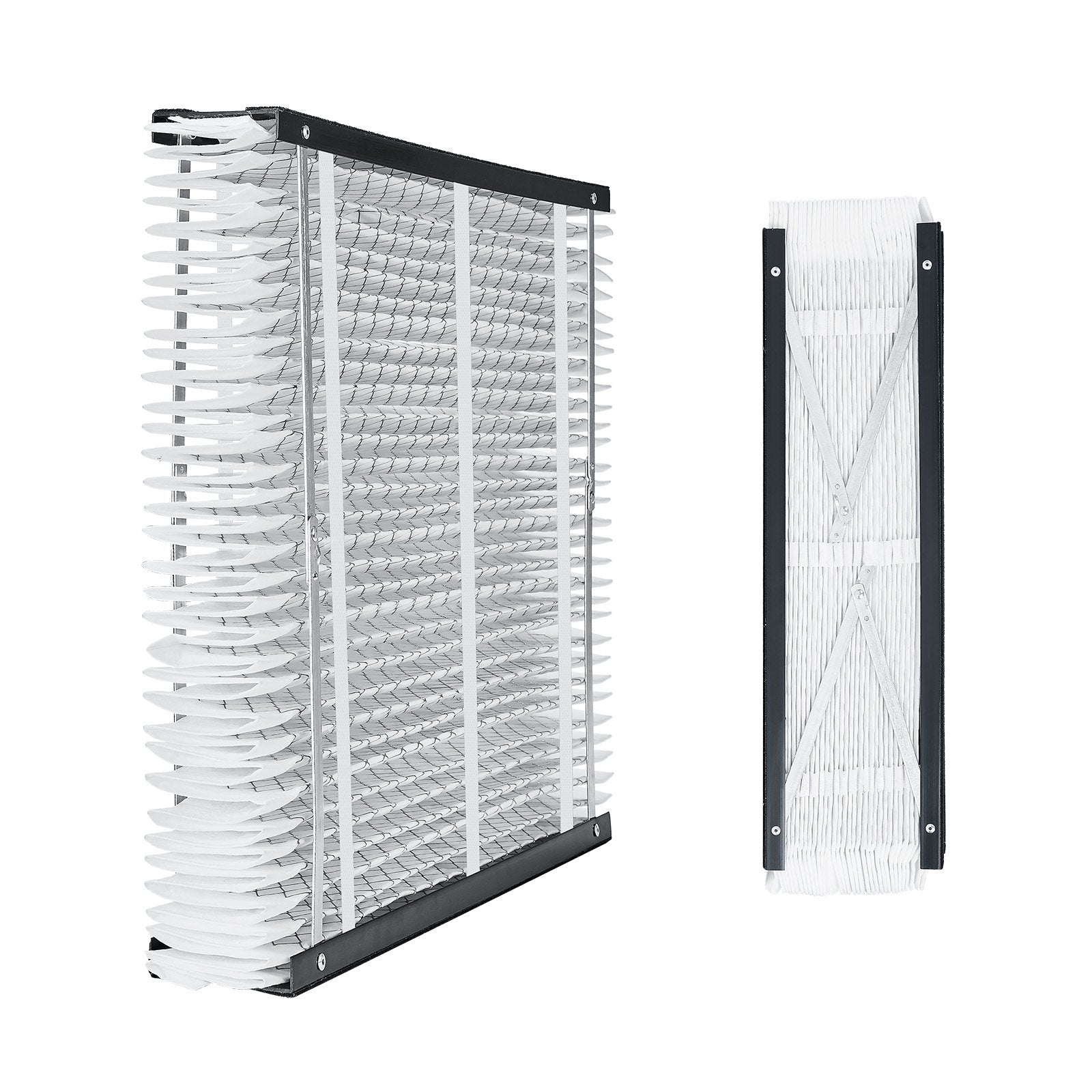 VEVOR Air Filters MERV 16 Electrostatic Pleated Furnace Filter 2-Pack 20x25x4