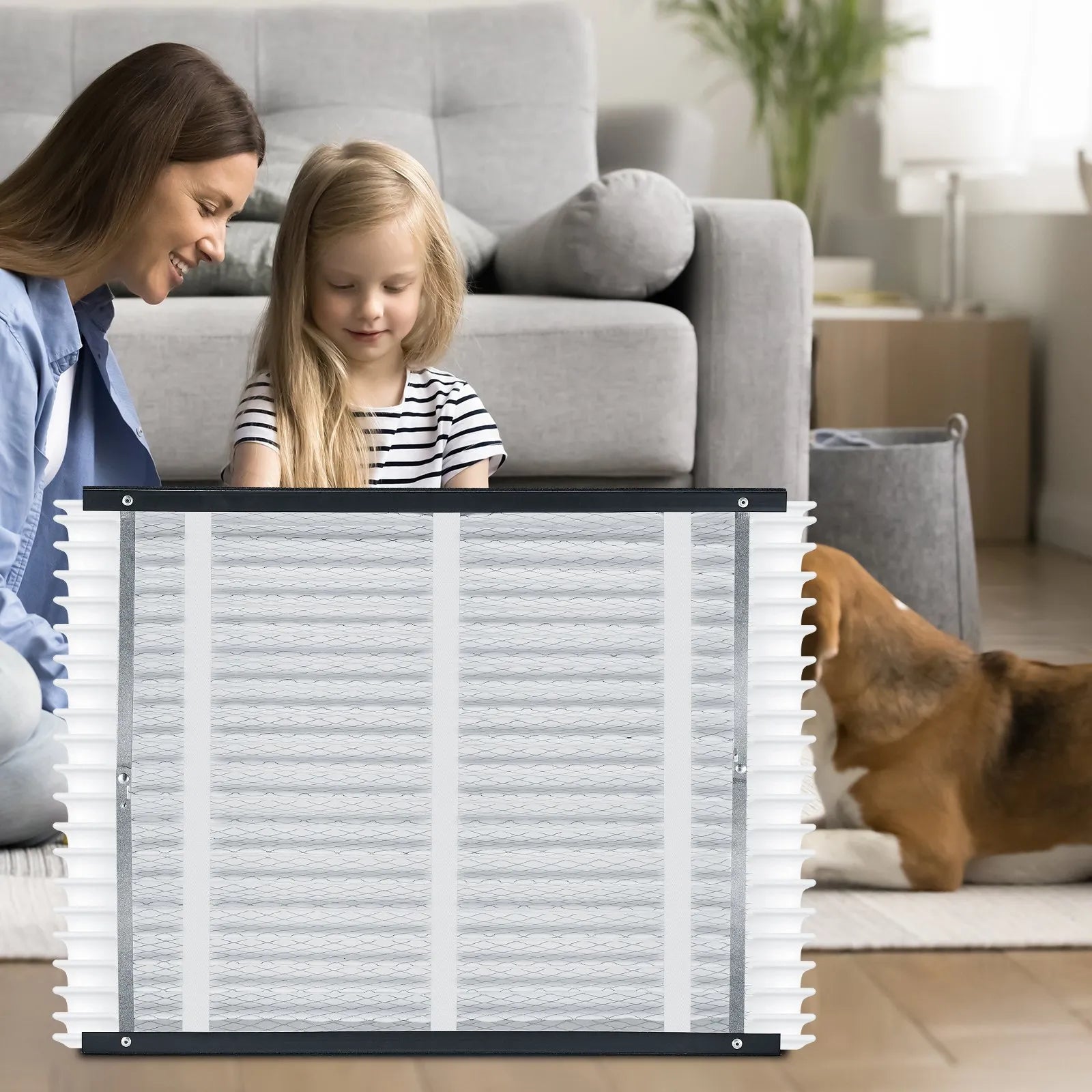 VEVOR Air Filters MERV 11 Electrostatic Pleated Furnace Filter 4-Pack 20x25x4