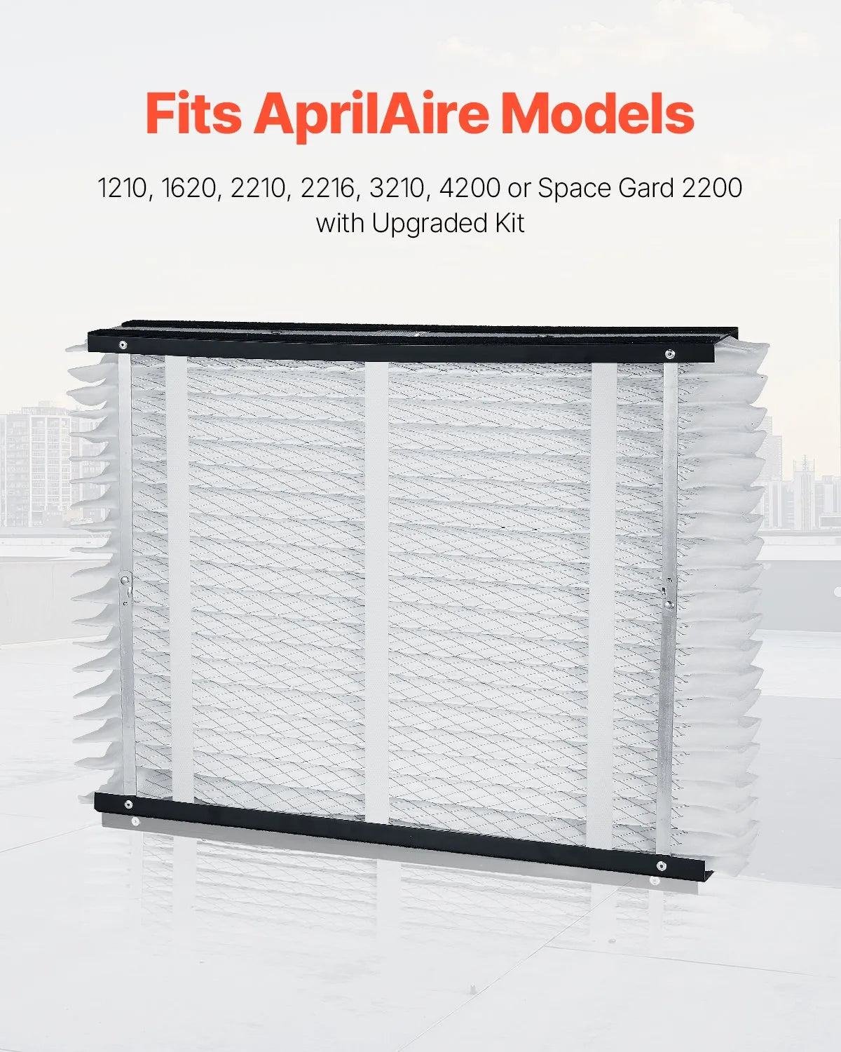 VEVOR Air Filters MERV 13 Electrostatic Pleated Furnace Filter 4-Pack 20x25x4