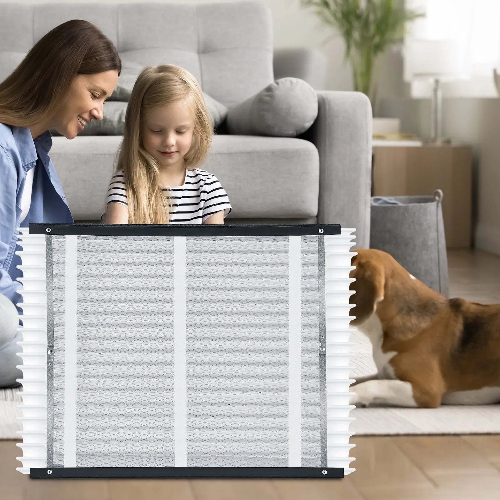 VEVOR Air Filters MERV 13 Electrostatic Pleated Furnace Filter 4-Pack 20x25x4