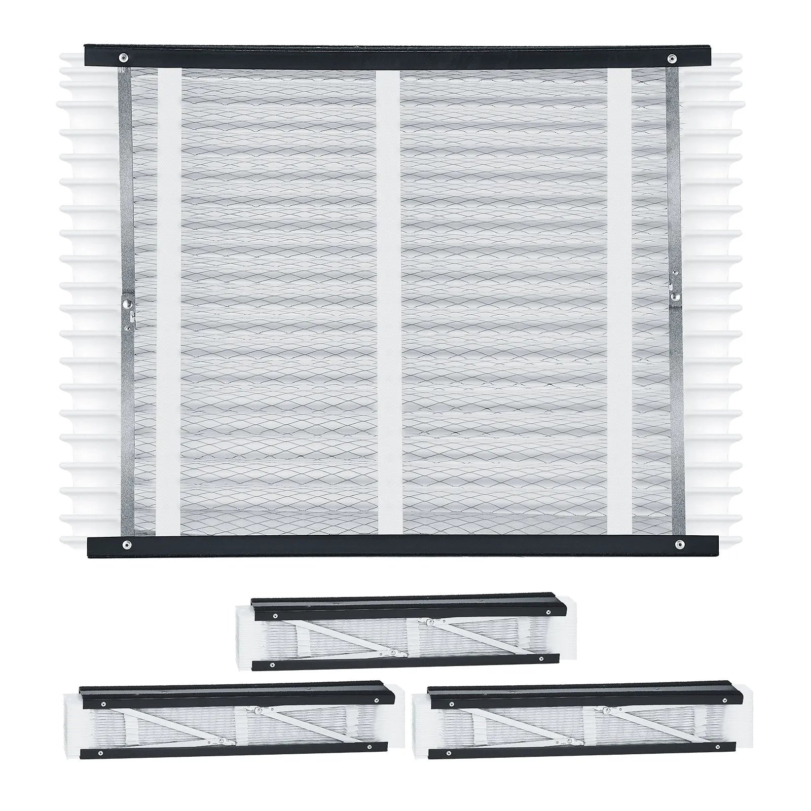 VEVOR Air Filters MERV 13 Electrostatic Pleated Furnace Filter 4-Pack 20x25x4