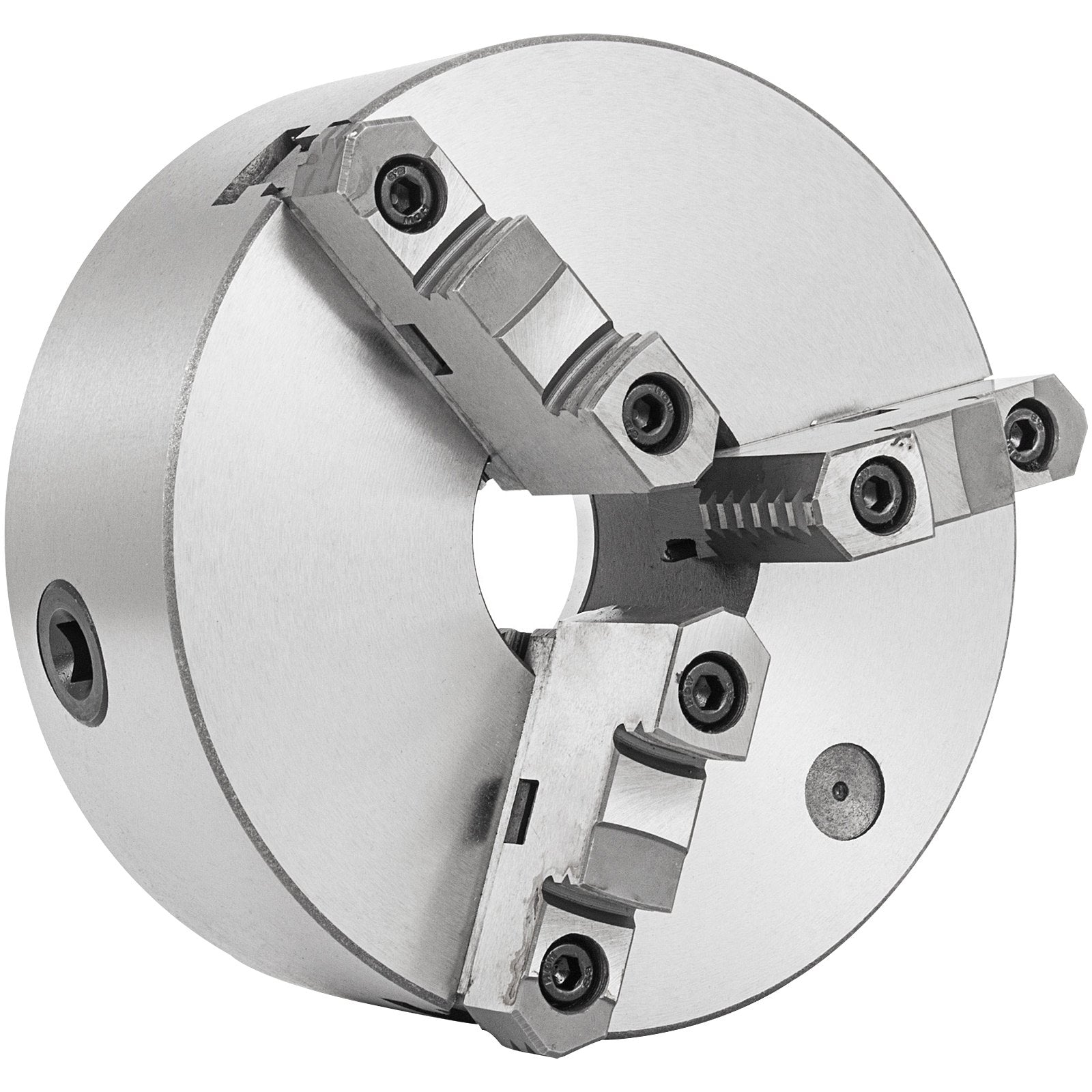 VEVOR K11-200 Lathe Chuck 8 Inch 3 Jaw,Self Centering Chuck Hardened Steel Jaws,Internal External Grinding for Lathe Drilling Milling Machine