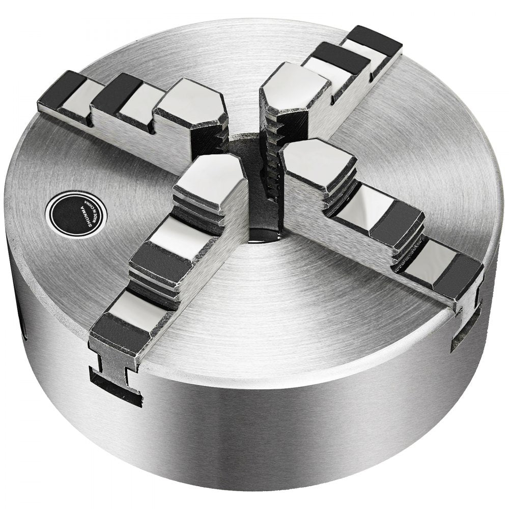 VEVOR K12-160 Lathe Chuck 6.3",Metal Lathe Chuck Self-Centering 4 Jaw,Lathe Chuck with Two Sets of Jaws, for Grinding Machines Milling Machines