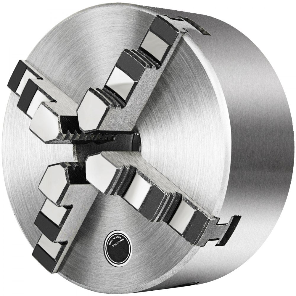 VEVOR K12-160 Lathe Chuck 6.3",Metal Lathe Chuck Self-Centering 4 Jaw,Lathe Chuck with Two Sets of Jaws, for Grinding Machines Milling Machines