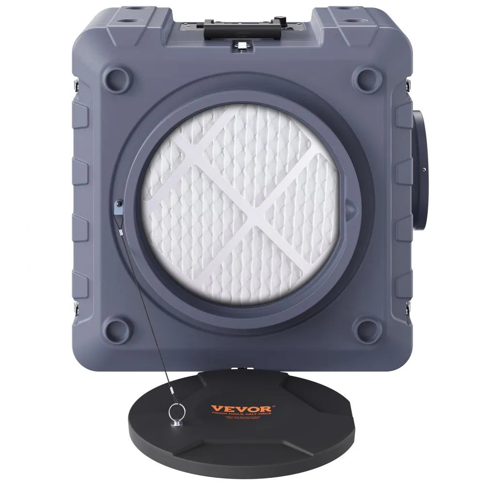 VEVOR Air Scrubber with 3-Stage Filtration, Stackable Negative Air Machine 800 CFM, Air Cleaner with MERV10, Carbon, H13 HEPA, for Home, Industrial and Commercial Use