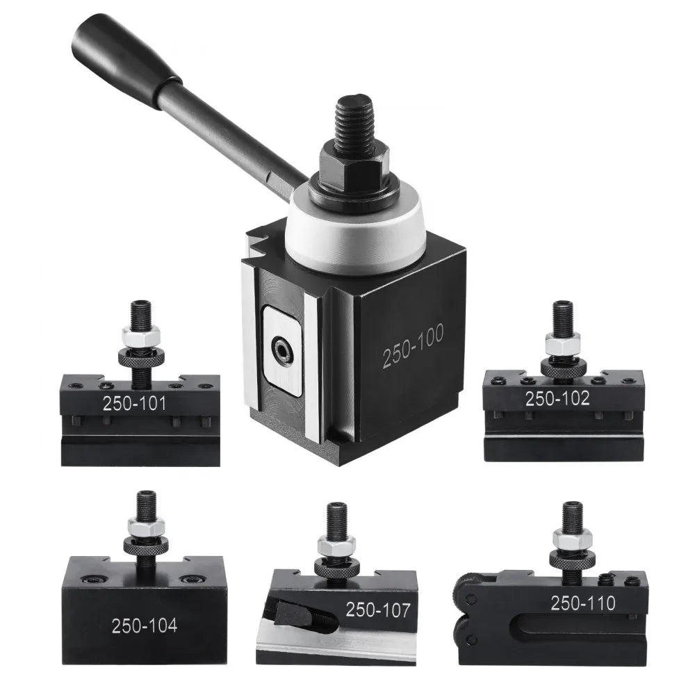 VEVOR Quick Change Tool Post Set 6 Pcs Lathe Tool Holders for 6"-12" Mini Lathe