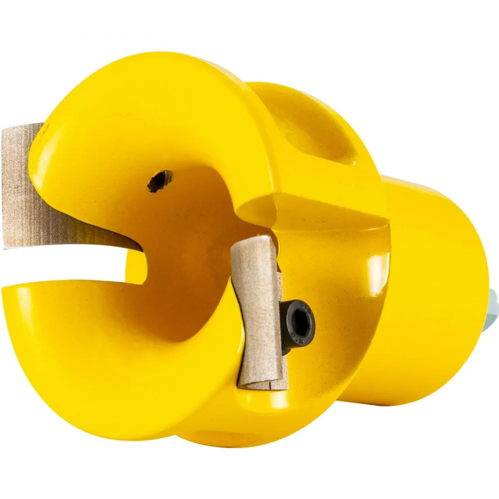 VEVOR Tenon Cutter, 1.5\" / 38 mm Diameter, with Dual Curved Blades & Button Screws Home Master Kit, Premium Aluminum & Steel Log Furniture Cutter, Commercial Woodworking Tool for Home Beginner DIY