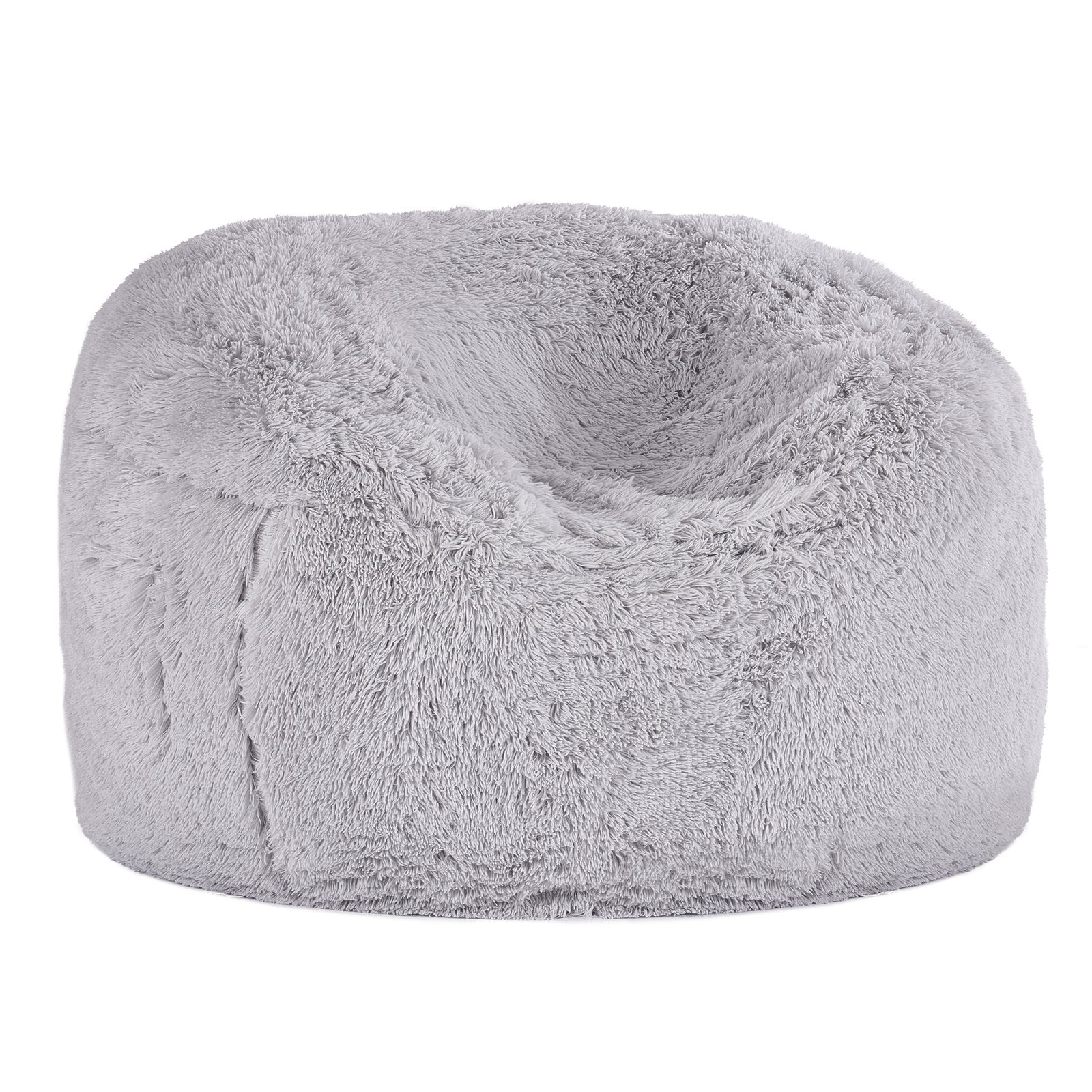 VEVOR Bean Bag Bed Chair Convertible from Chair to Lounge or Mattress Grey-Full