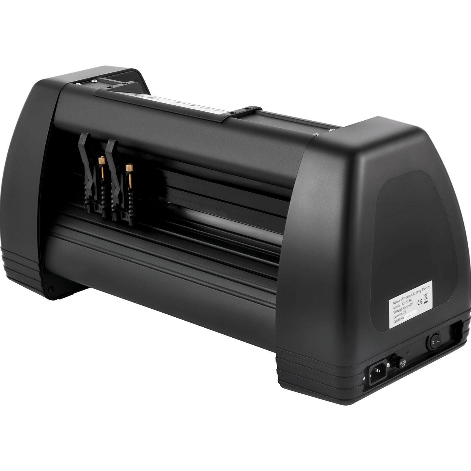 VEVOR Vinyl Cutter Machine, 14in / 375mm, LED Plotter Printer, Precise Manual Positioning, Softwares Support MAC and Windows Systems, Adjustable Force and Speed, Floor Stand for Making Sign Label