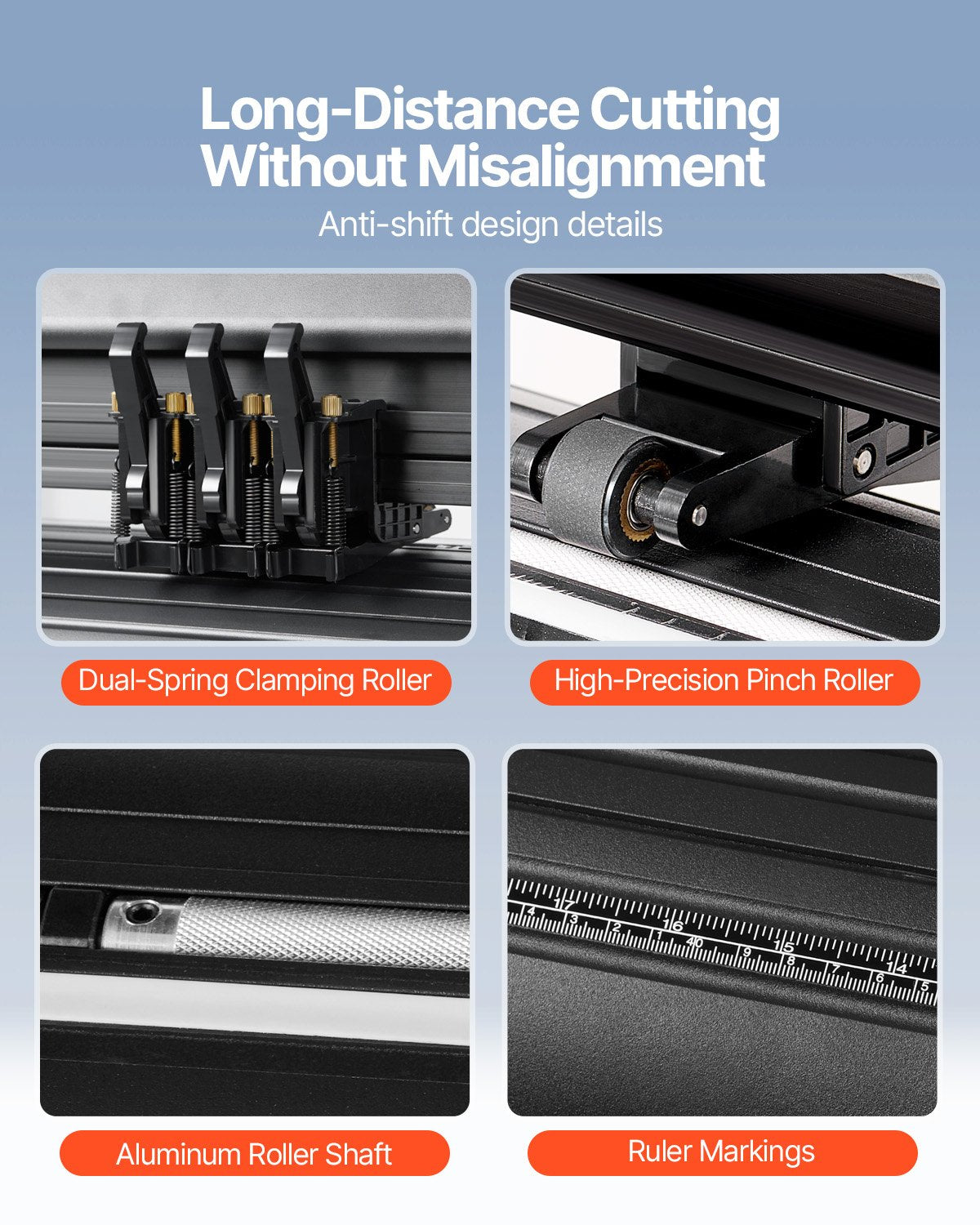 VEVOR Vinyl Cutter Machine, 28in / 720mm, LED Plotter Printer, Precise Manual Positioning, Softwares Support MAC and Windows Systems, Adjustable Force and Speed, Floor Stand for Making Sign Label