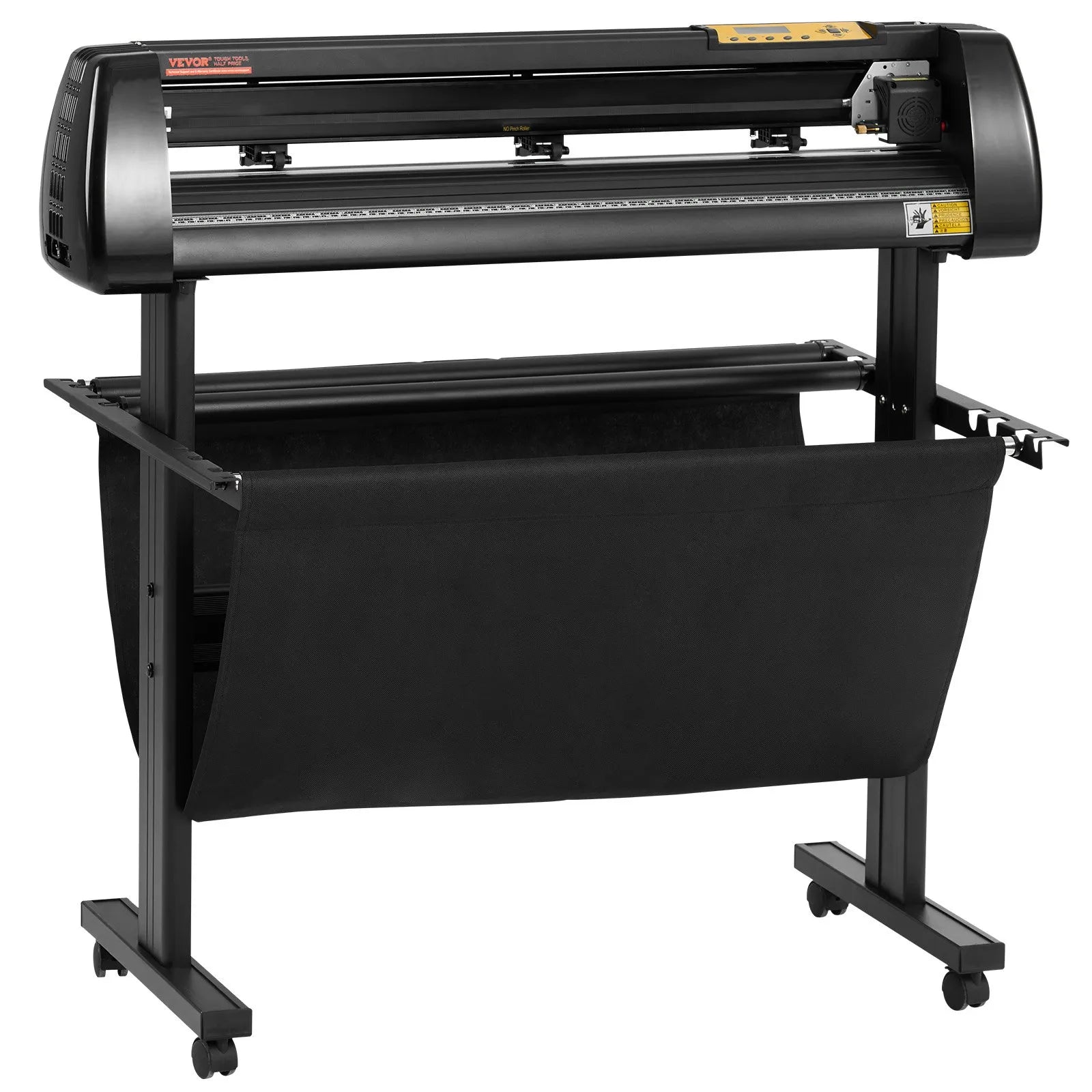 VEVOR Vinyl Cutter, 34Inch Bundle, Vinyl Cutter Machine, Manual Vinyl Printer, LCD Display Plotter Cutter Sign Cutting with Signmaster Software for Design and Cut, with Supplies, Tools