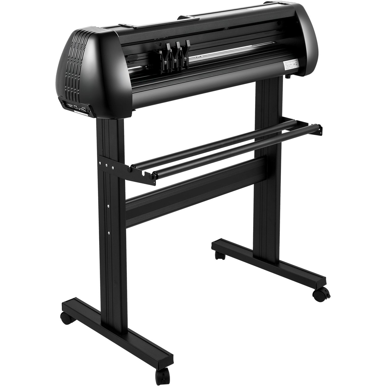 VEVOR Vinyl Cutter Machine, Upgraded 28 Inch Paper Feed Cutting Plotter Bundle, Adjustable Force & Speed Vinyl Printer with Powerful Stepper Motors, Signmaster Software Compatible with Windows System